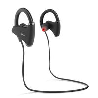 QBuds Bluetooth Wireless Headphones - Lightweight Bluetooth Earbuds - Sweatproof Bluetooth Headsphone - HD Quality Sound Earphones for The Gym - Stylish Wireless Earbuds for Your Workout and Exercise