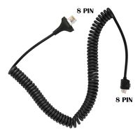 10 Pack Maxtop CABLE-AMM300-K30-8PIN Cable 8 Pin for Kenwood KMC-30 Mobile Microphone TM-261A TM-271A TM-461A TM-471A