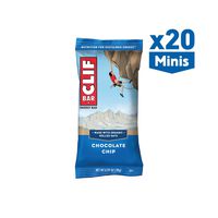 CLIF BAR - Mini Energy Bars - Chocolate Chip - (0.99 Ounce Snack Bars, 20 Count) (Packaging May Vary)
