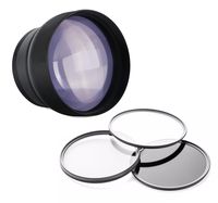 Panasonic HC-WX970 2.2X High Definition Super Telephoto Lens + 49mm 3 Piece Filter Kit + Nw Direct 5 Piece Cleaning Kit