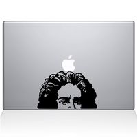 The Decal Guru Newton's Apple Decal Vinyl Sticker, 13" MacBook Air, Black (2339-MAC-13A-BLA)