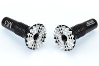 Apex RC Products Black Aluminum Futaba/Spektrum DX6 DX6i DX7S DX8 DX9 / Taranis X9DRC Transmitter Gimbal Stick Ends #1712