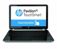 HP Pavilion TouchSmart 15-n020us 15.6-Inch Touchscreen Laptop (2 GHz AMD Quad-Core A6-5200 Processor, 4GB DDR3L, 750GB HDD, Windows 8) Black/Silver