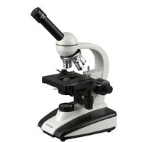 40X-1000X LED Monocular Compound Microscope with 3D Stage & Reversed Nosepiece
