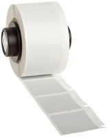 Brady PTL-19-486 TLS 2200 and TLS PC Link 1" Width x 1" Height, B-486 Ultra Aggressive Metallized Polyester, Matte Finish Silver BradyBondz Label (250 per Roll)