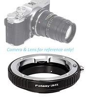 Fotasy Copper Leica M Lens to Fuji X Adapter, Leica M Mount to X-Mount Adapter, Compatible with Fujifilm X-Pro1 X-Pro2 X-E1 X-E2 X-E3 X-A5 X-M1 X-T1 X-T2 X-T3 X-T10 X-T20 X-T30 X-H1