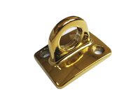 Actopus 2pcs Rope Stanchion Wall Plate Gold Color for Line Dividers Barrier
