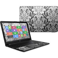 MightySkins Skin Compatible with HP 15t Laptop 15.6" (2017) - Floral Retro | Protective, Durable, and Unique Vinyl Decal wrap Cover | Easy to Apply, Remove, and Change Styles | Made in The USA