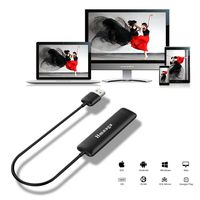 Htwon 5G WiFi Wireless Display Dongle, Full HD 1080P HDMI Screen Mirroring Mini Display Adapter Support Miracast/Airplay/DLNA/WIDI for iOS/Android/Mac OS/Win 8.1+ (WD01)