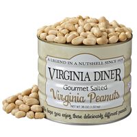 Virginia Diner Gourmet Salted Virginia Peanuts, 36 Ounce Tin