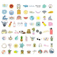 70 PCs Water Bottles Stickers for VSCO Girls - Laptops Sticker for Teens Feminist - Cute Aesthetic Trendy Waterproof Vinyl Sticker Pack for Hydro Flask Tumbler Cameras Phone Luggage Graffiti Decal