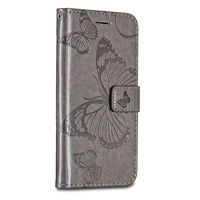 iPhone X / iPhone XS Case Cover, Casake [High Quality Pu Leather] [Card/ID Holder] [Wallet Flip Case] [Drop Proof] For iPhone X / iPhone XS Case -Grey