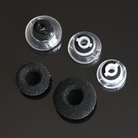 New 3 sizes S M L Ear bud Gel Earbud tip tips + 2 pcs Sponge set For Bluetooth headset Plantronics Voyager Legend UC USA Cell Phones Parts