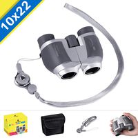 BNISE 10X22 Binoculars for Adults and Kids, Compact and Lightweight Design, Shockproof, Good for Bird Watching, Hunting and Outdoor Learning, Best Birthday for Boys and Girds