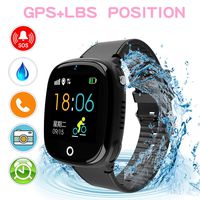 Kids Smartwatch with GPS Tracker, Kids Smart Watch Phone Waterproof Sports Watch 1.44'' HD Touch Screen Anti-Lost SOS Call Phone with Alarm Clock Camera Game Boys Girls Christmas Birthday Gift(Black)