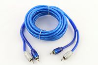 Bullz Audio (B18TR) Blue 18' Triple Shielded RCA Cable