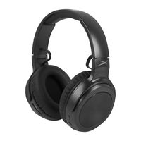 Altec Lansing MZX701- BLK Rumble Bass Boosted Over Ear Bluetooth Headphones with Omnidirectional Vibration, 10 Hour Battery Life and Voice Assistant Integration, Dynamic Bass, Black