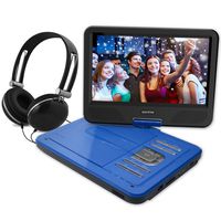 Portable DVD Player for Kids for Long Road Trips (10.1 inch Blue)