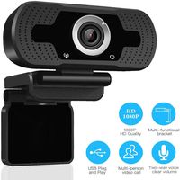 1080P Full HD Webcam,Computer Laptop Camera for Conference and Video Call, Pro Stream Webcam with Plug and Play Video Calling