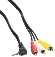 Hosa C3M-103 3-Feet AV Camcorder Cable