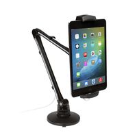 CTA Digital PAD-UAM Ultra-Light Arm Mount with Clamp and Suction Bases for Tablets/Smartphones