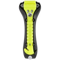 Lifehammer Brand Safety Hammer, the Original Emergency Escape and Rescue Tool with Seatbelt Cutter, Made in the Netherlands, Glow Yellow
