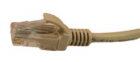 Cat5e Rj45 Network Ethernet Snagless Patch Cable 24awg, Beige (5 Feet)