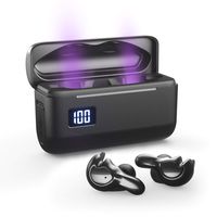 BRYWIN U-mini Bluetooth Earbuds Equiped with 365nm-Wavelength Lights, True Wireless Earbuds Waterproof IPX7 Bluetooth Earbuds Wireless Headphones Bluetooth Headphones(Black)