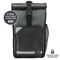 Lewis N. Clark Locking Day Pack, Laptop Bag Backpack Daypack, Gray