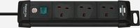 Brennenstuhl 1951133100 kommen Keine Daten im IS4 Premium-Line Extension Socket, Black, Set of 4 Pieces