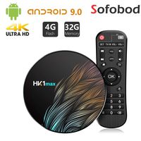 Sofobod HK1 MAX TV Box Android 9.0 TV Box 4GB RAM 32GB ROM 2.4G/5G Dual WiFi H.265 Decoding HD 4K Set top Box