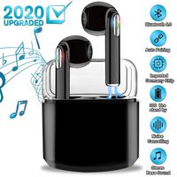Wireless Earbuds with Charging Case,Bluetooth Earbuds with Mic for Running,Wireless Earphones Bluetooth Earphones with Microphone,Mini Sports Earbuds Sweatproof Compatible iOS Android Smartphone