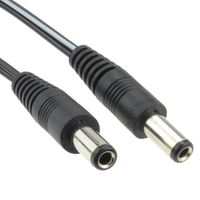 kenable 2.5mm x 5.5mm DC Connector Lead Male to Male Power Cable 3m (~10 feet)