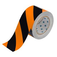 Brady 132435 Marking Tape, 100' x 4", Black on Orange