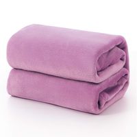 Bedsure Flannel Fleece Blanket Twin Size (60 x80 inch),Lilac Light Purple Lavender Violet Lightweight Blanket for Sofa, Couch, Bed, Camping, Travel - Super Soft Cozy Microfiber Blanket