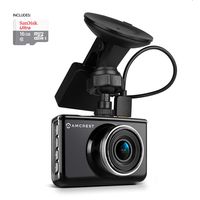 Amcrest Full-HD 1080p Dash Camera with GPS Bracket, Black