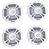 (4) Memphis Audio MXA602SW 80w 6.5" Marine Speakers for Polaris RZR/ATV/UTV/Cart