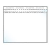EnvyPak 6.56″ x 9.38″ Booklet Envelope Crystal Clear, Permanent Tape (6.25″ x 9″ Insert Size) - Pack of 100