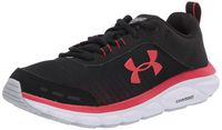 Under Armour Men's Charged Assert 8 Running Shoe, Black (004)/White, 11