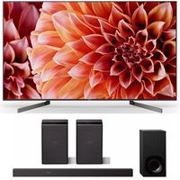 Sony XBR55X900F 55-Inch 4K Ultra HD Smart LED TV (2018 Model) w (HT-Z9F) Z9F 3.1ch Soundbar with Dolby Atmos & SAZ9R Wireless Rear Speaker for HT-Z9F