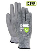 MAGID Cut Resistant Polyurethane Coated Gloves, Size 7 (12 Pairs)