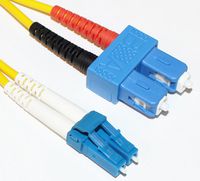 Infinity Cable Singlemode Duplex Fiber Optic Patch Cable (9/125) - SC to LC, 5M (15 ft.)