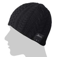 Coeuspow Wireless Music Beanie Hat Music Knitted Cap Beanie Washable Cap with Wireless Over Ear Headphone Earphone Speaker for Men Women Winter Fitness,Compatible with iPhone Android Cellphones