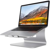 Laptop Stand - Bestand Aluminum Cooling MacBook Stand: [Update Version] Stand, Holder for Apple MacBook Air, MacBook Pro, All Notebooks, Sliver (Patented)
