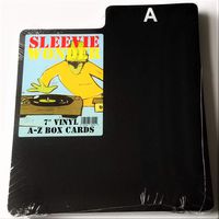A~Z Box Dividers/Black / 25 pc + 1 Free dj Magnet / 7" 45rpm Vinyl