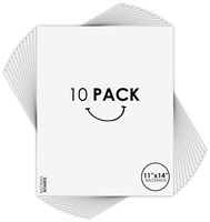 Golden State Art, 10-Pack, 11x14 Backing Boards for Picture Framing