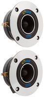 1" Car Audio Speaker Tweeter - 300 Watt High Power Super Titanium Tweeter System w/ 3.75 Inch Aluminum Bullet Horn, 2kHz-25 kHz Frequency, 98 dB, 4-8 Ohm, Heavy Duty 20 oz Magnet - Pyle PDBT19 (Pair)