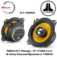 JL Audio C1-400 x 4 2-Way Coaxial Car Audio Speakers