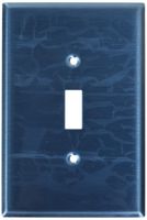 Leviton 84101 1-Gang Toggle Device Switch Wallplate, Oversized, Device Mount, Stainless Steel, 25-Pack