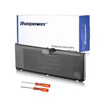 Runpower New Laptop Battery for Apple A1382 A1286 (only for Core i7 Early 2011 Late 2011 Mid 2012) Unibody MacBook Pro 15 inch[Li-Polymer]